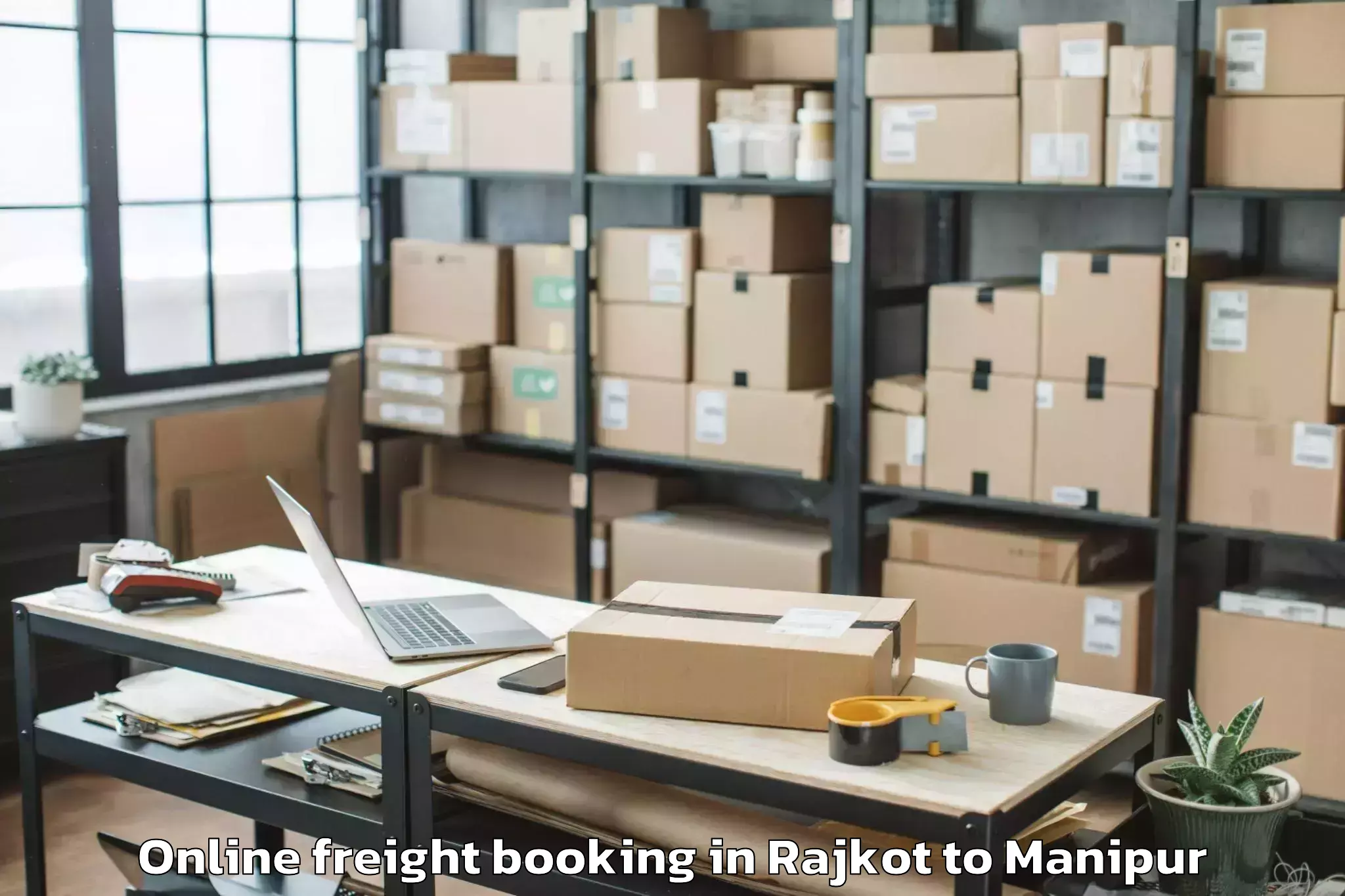 Book Your Rajkot to Wangjing Online Freight Booking Today